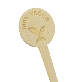 Bambusová Značkovací Tyčinka Veggie 10cm (600 Ks)