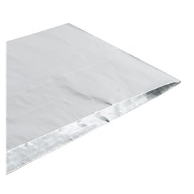 Hliníková Papírové Sáčky odolná proti Mastnotě Stříbrná 31,5+5x10,3cm (250 Ks)