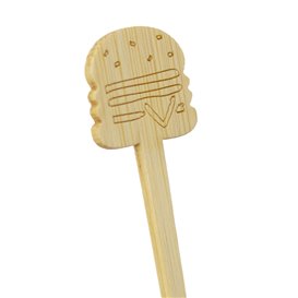 Bambusový Hamburgerový špíz 12 cm (50 Ks)