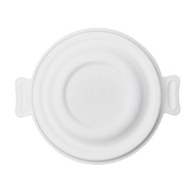 Víčko z Cukrové Třtiny Bílá na Misky 175 a 235ml (50 Ks)