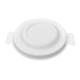 Víčko z Cukrové Třtiny Bílá na Misky 175 a 235ml (50 Ks)