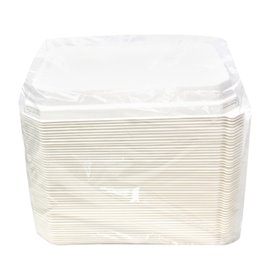 Víčko PLA na Podnos z Cukrové Třtiny 16,5x21,5cm (50 Ks)