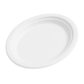 Podnos z Cukrové Třtiny Bílá 32x25,5cm (50 Ks)