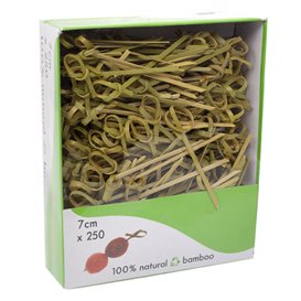 Přírodní Napichovátko Bambusové “Uzlík” 10cm (250 Ks)