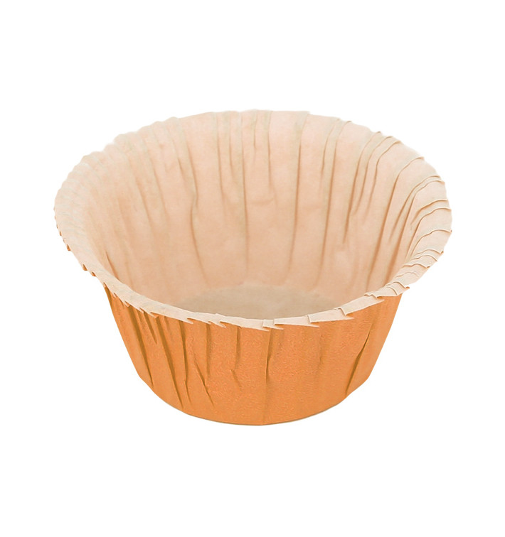 Papírové Košíčky Cukrářské 4,9x3,8x7,5cm Oranžový Papírové Košíčky Cukrářské 4,9x3,8x7,5cm Oranžový
