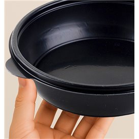 Plastová Miska PP Černá 1000ml Ø23cm (150 Ks)