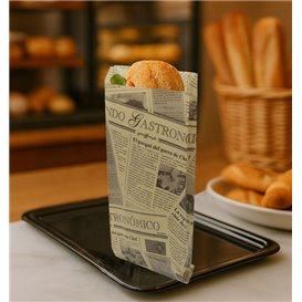 Papírový Sáček na Sandwich Kraft Times 12+2x26cm (2.000 Ks)
