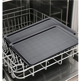 Podnos Plastový Tray Černá 50x37cm (24 Ks)