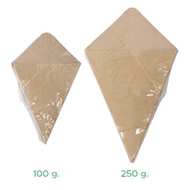 Kraftový Kužel s Kapsou pro Omáčky 26,5cm 250g (50 Ks)