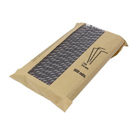 Flexibilní Brčka Papírové Odrůda Ø6mm 23cm (3.000 Ks)