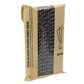 Flexibilní Brčka Papírové Odrůda Ø6mm 23cm (3.000 Ks)