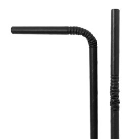 Flexibilní Brčka Papírové Odrůda Ø6mm 23cm (3.000 Ks)