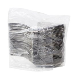 Cucharit Plastové na Omáčky Stříbrný 10 cm (50 Ks)