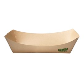 Dřevěné Lodičky Kraft 350ml 10,6x7,3x4,5cm (1000 Ks)