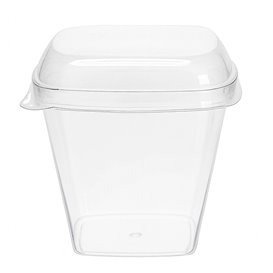 Víko na Degustační Misku PS Transparent 7,5x7,5cm (2.000 Ks)