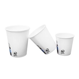 Kartonové Kelímek 9Oz/280ml Bílý Ø8,0cm (1000 Ks)