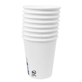 Kartonové Kelímek 9Oz/280ml Bílý Ø8,0cm (1000 Ks)