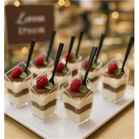 Diamantové Fingerfood Kelímek Kulatý PS Transparentní 48ml (20 Ks)