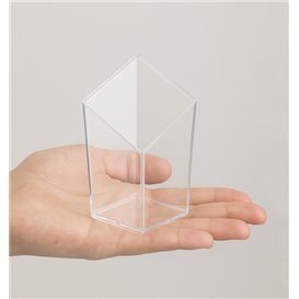 Diamantové Fingerfood Kelímek Kulatý PS Transparentní 48ml (20 Ks)