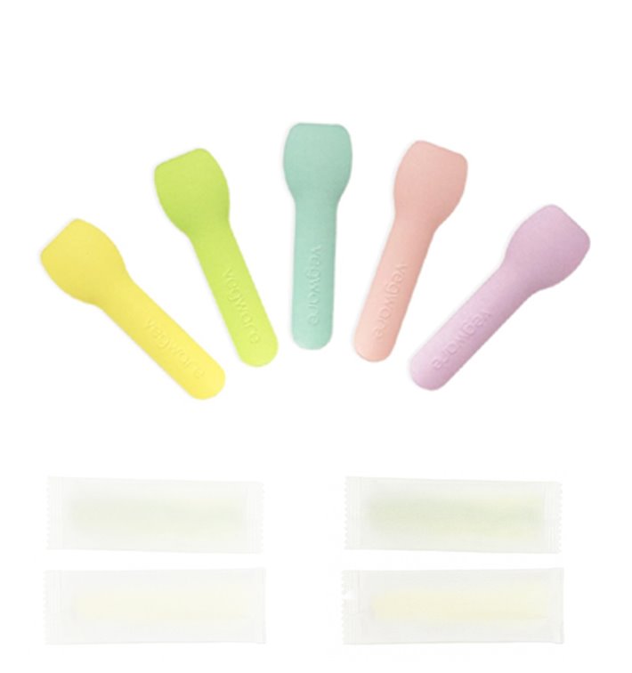Papírová Zmrzlinová Lžička Hygienicky Balená Barevný Mix 'Tutti Frutti' 9cm (2.000 Ks) Papírová Zmrzlinová Lžička Hygienicky Balená Barevný Mix 'Tutti Frutti' 9cm (2.000 Ks)