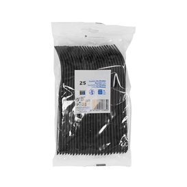 Vidlička na Opakované Použitelná z PP Černá 17,5cm (50 Ks)