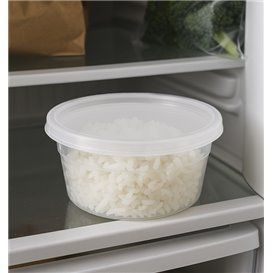 Plastová Miska PP s Víčkem Průhledná “Deli Range” 360ml (40 Ks)