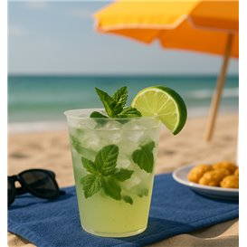PP Sklenice Mojito Nerozbitná a Opakovaně Použitelná 480ml (10 Ks)
