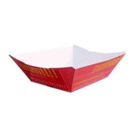 Dřevěné Lodičky 525ml Kraft 12,1x8,1x5,5cm (25 Kousky)