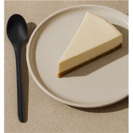 Kávová Lžička na Opakované Použitelná z PP Černá 12,4cm (50 Ks)