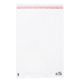 Tašky s Plastové Bio s Oknem Samolepící 25x35 cm G-160 (1000 Ks)