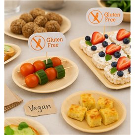 Bambusový bodec s nápisem Gluten Free 8 cm (3.000 Ks)