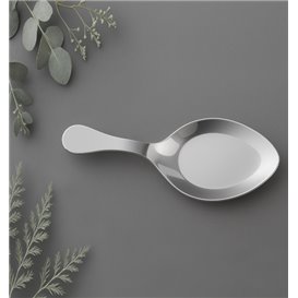 Cucharit Plastové na Omáčky Stříbrný 10 cm (500 Ks)
