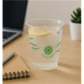 Bio Kelímek PLA " Green Spirit " Průhledný 250ml (50 Ks)