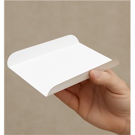 Papírové Podnos Bílý na Vafle 13,5x10cm (100 Ks)
