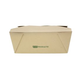 Krabička Bambusového Papíru Kraft 14x12x6,5cm 1300ml (400 Ks)