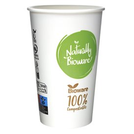 Papírový Kelímek z PLA Bioware® 18Oz/540ml Ø9,0cm (50 Ks)