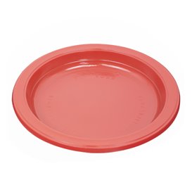 Plastové Talíř PS Opakovaně Použitelné Plochá Červené Ø165mm (25 Ks)