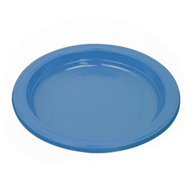 Plastové Talíř PS Opakovaně Použitelné Mělké Tmavě Modrá Ø220mm (25 Ks)