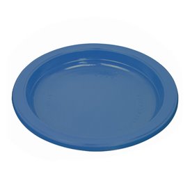 Plastové Talíř PS Opakovaně Použitelné Mělké Tmavě Modrá Ø165mm (25 Ks)