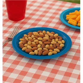 Plastové Talíř PS Opakovaně Použitelné Mělké Tmavě Modrá Ø165mm (25 Ks) Plastové Talíř PS Opakovaně Použitelné Mělké Tmavě Modrá Ø165mm (25 Ks)