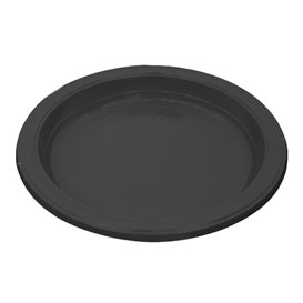 Plastové Talíř PS Opakovaně Použitelné Mělká Černá Ø220mm (25 Ks)