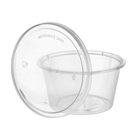 Plastový Kelímek PP na Dresing s Víčkem PP 120ml (1.000 Ks)