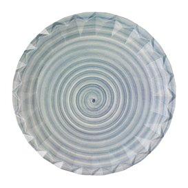 Papirové Talíř s Keramickým Vzorem “Bali” Ø18cm 290g/m² (500 Ks)