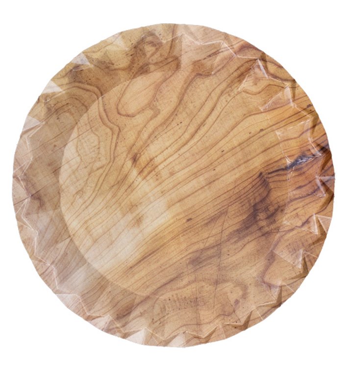 Papirové Talíř s Dřeva Vzorem “Bali” Ø18cm 290g/m² (50 Ks) Papirové Talíř s Dřeva Vzorem “Bali” Ø18cm 290g/m² (50 Ks)
