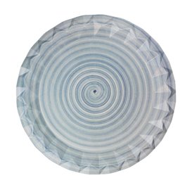 Papirové Talíř s Keramickým Vzorem “Bali” Ø23cm 345g/m² (50 Ks)