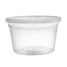 Plastová Miska PP s Víčkem Průhledná “Deli Range” 460ml (240 Ks)