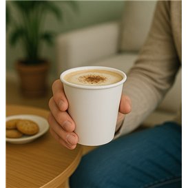 Papírový Kelímek Bílý 6Oz/180ml Ø7,0cm (50 Ks)