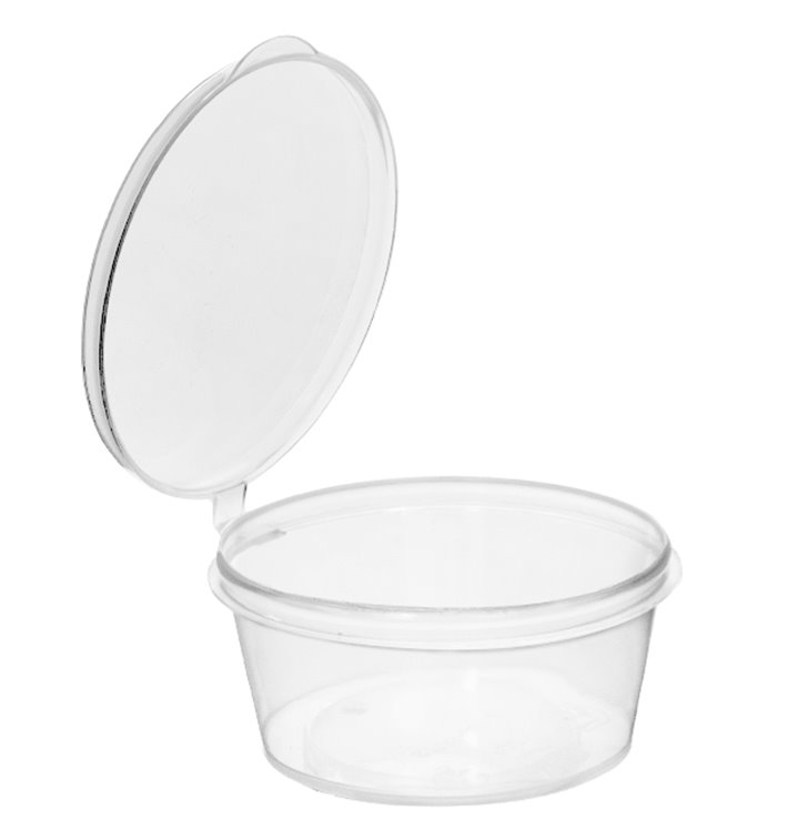 Plastový Kelímek PP na Dresing s Víčkem 30ml Ø4,8cm (1.000 Ks) Plastový Kelímek PP na Dresing s Víčkem 30ml Ø4,8cm (1.000 Ks)