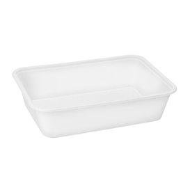 Plastová Miska Obdélníková PP Bílá 500ml 17,4x11,6x3,5cm (500 Ks)