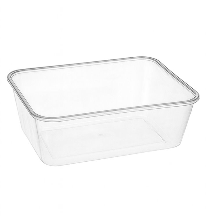 Plastová Miska Obdélníková PP Průhledná 750ml 17,4x11,6x5,5cm (25 Ks) Plastová Miska Obdélníková PP Průhledná 750ml 17,4x11,6x5,5cm (25 Ks)